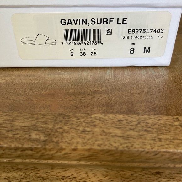 VINCE Gavin Surf LE  Blue Slide Sandal’s - Picture 8 of 11